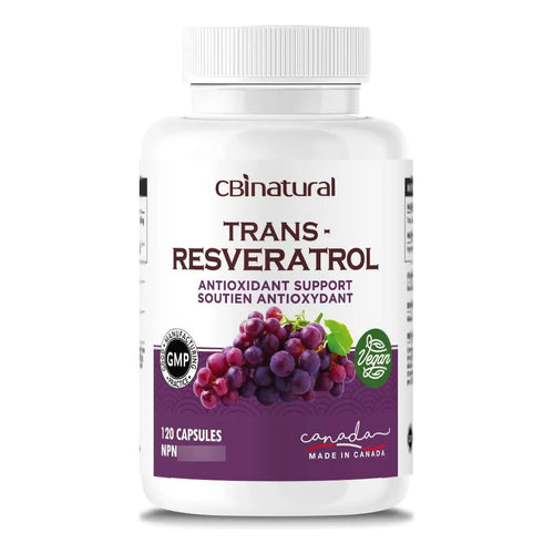 Trans Resveratrol 98 Puro 600 Mg 120 Capsulas Veganas Antioxidante Premium