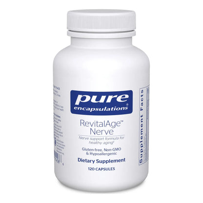 Pure Encapsulations Revita Age Nerve Suplemento Hipoalergenico 120 Capsulas Apoyo Cardiovascular Y Neurocognitivo