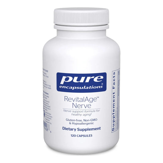 Pure Encapsulations Revita Age Nerve Suplemento Hipoalergenico 120 Capsulas Apoyo Cardiovascular Y Neurocognitivo