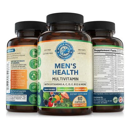 Multivitamínico Diario Para Hombre Con Energía Concentración