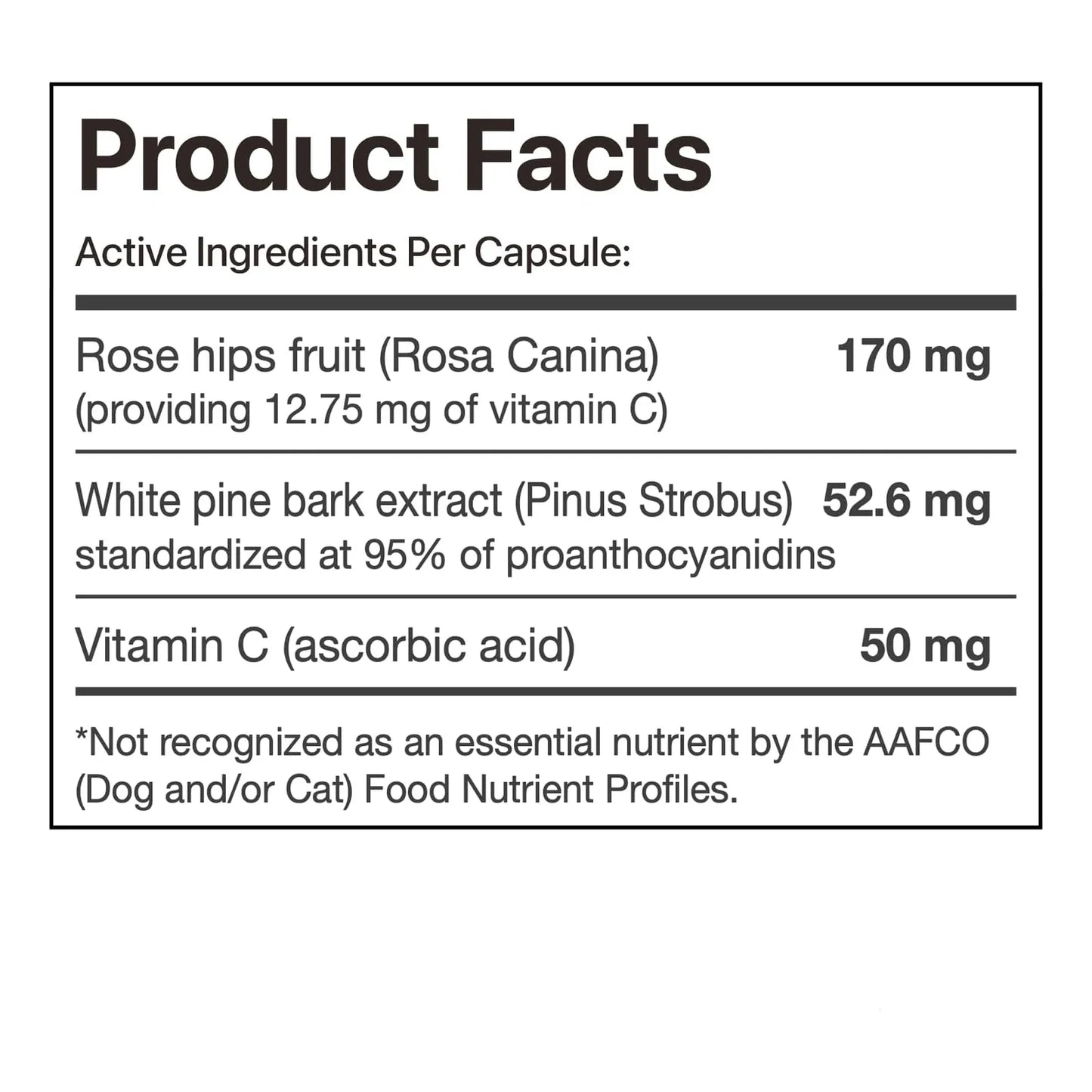 Capsulas Tru Pine Para Mascotas 60 Unidades Antioxidante Antiinflamatorio Natural