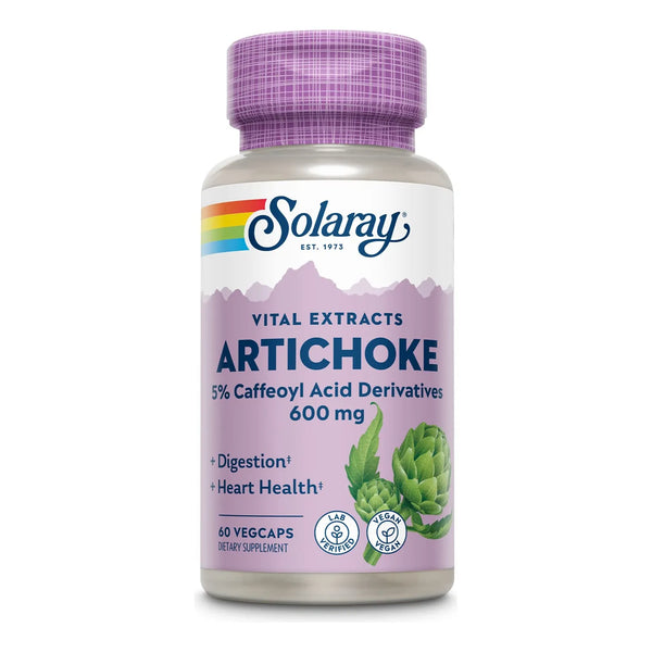 Extracto De Hoja De Alcachofa 600 Mg Soporte Hepático Y Digestivo 60 Cápsulas