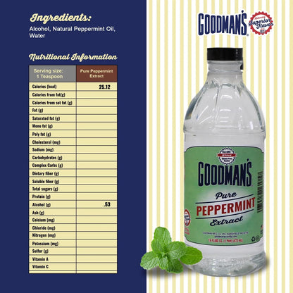 Extracto De Menta Puro 100 Ml Ideal Para Chocolate Caliente Y Mas Goodman's