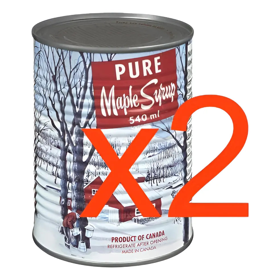 Jarabe De Arce Puro Canadiense Grado A 2 Latas 540 Ml 100 Natural