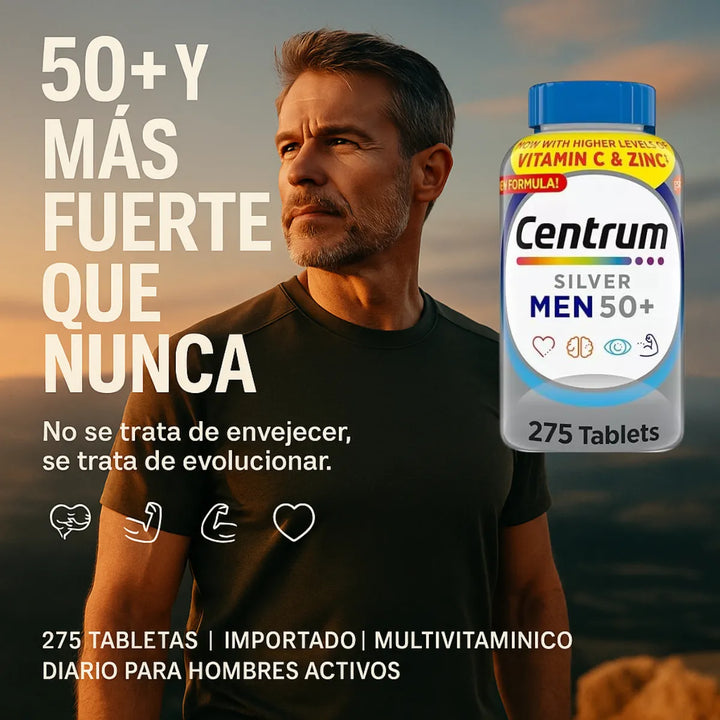 Multivitaminas Hombre 50 Plus Th Silver 275 Tabletas - Imagen 2