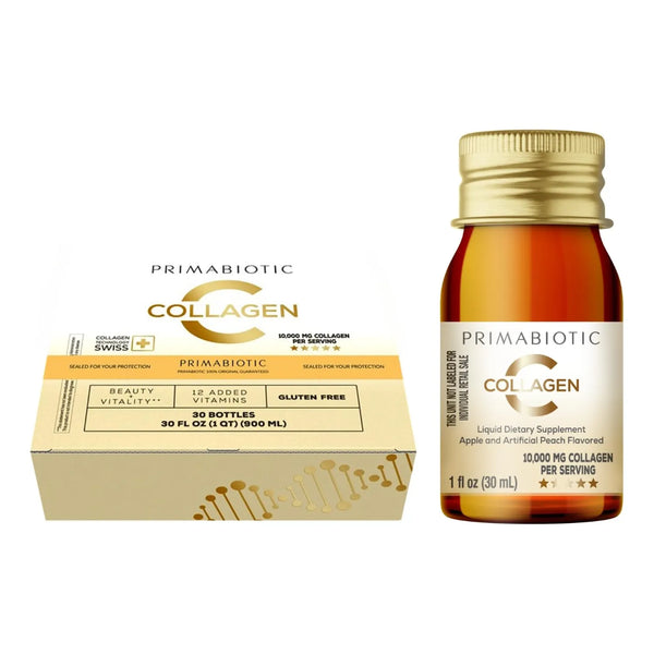 Colageno Liquido 10000 Mg Hidrolizado Con Vitaminas Sabor Frutal 30 Botellas