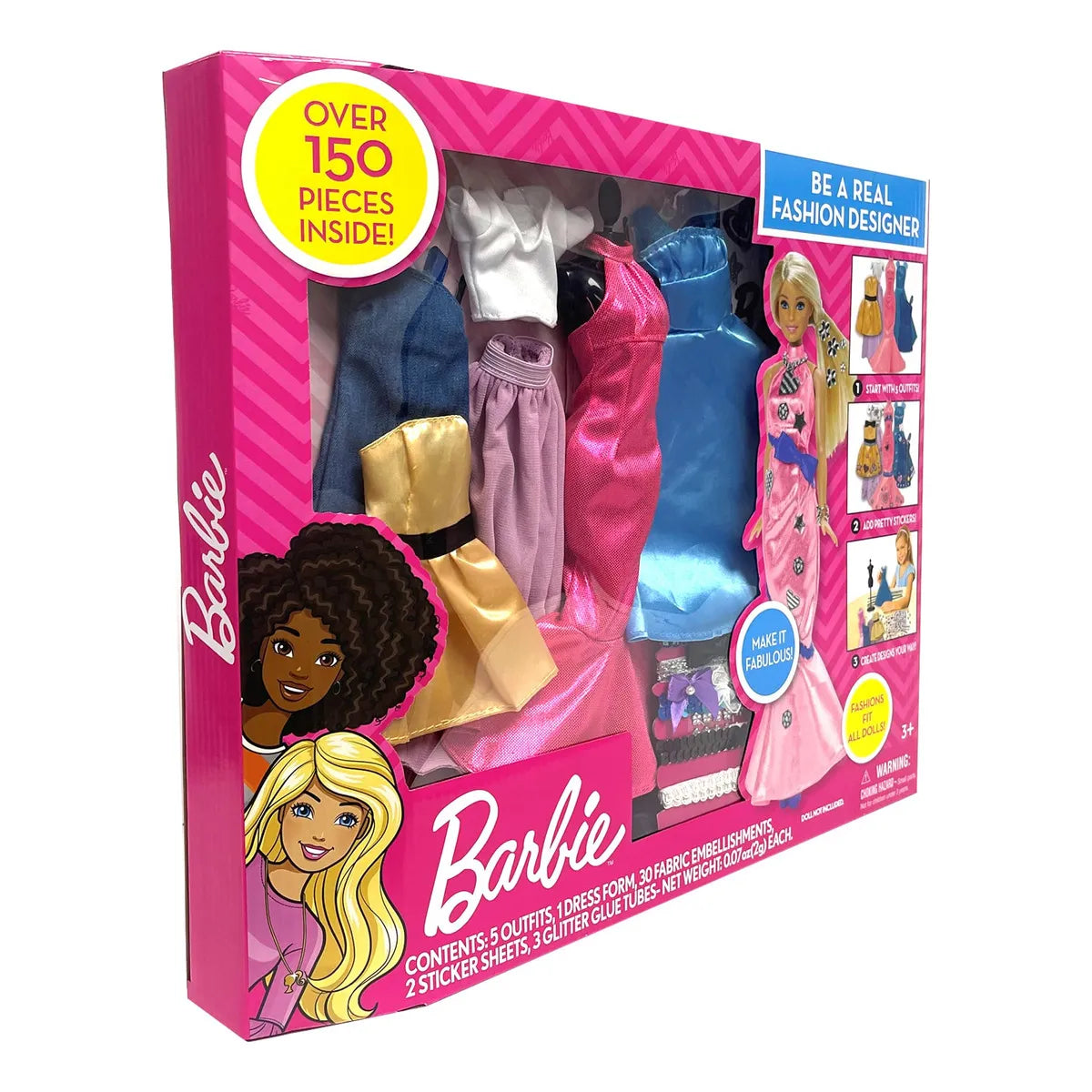 Juego De Diseño De Moda Barbie Set Creativo Para Jugar Y Crear