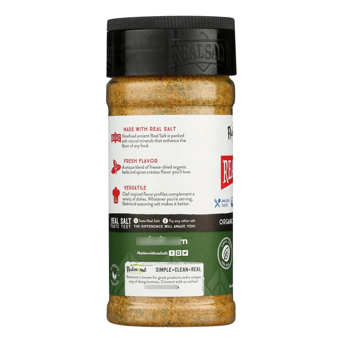 Sal Marina Real Redmond 227g Orgánica Natural Sin Gluten Pura Y Nutritiva