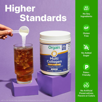 Polvo Hidrolizado De Colageno Multiple 20 Gramos Para Piel Cabello Y Articulaciones Con Vitamina C