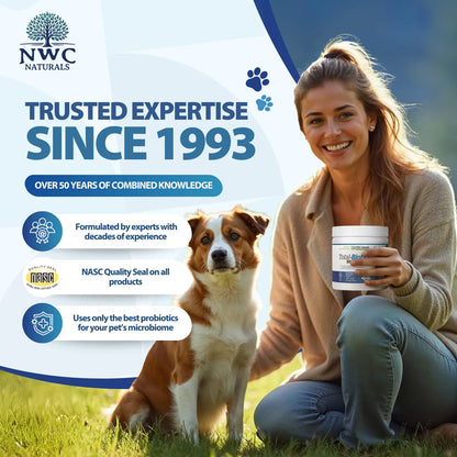 Total-Biotics Probióticos Para Perros Y Gatos Con Prebióticos Salud Intestinal Premium