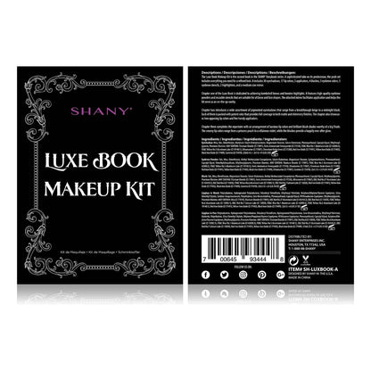 Luxe Book Juego De Maquillaje Todo En Uno 30 Sombras 15 Labiales Kit Viaje