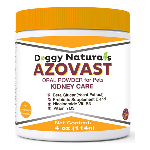 Azovast Powder Suplemento Renal Para Perros Y Gatos 4 Onzas Sabor Pollo