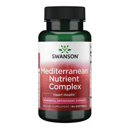 Swanson Complejo Mediterráneo Nutrientes 60 Cápsulas Salud Cardiovascular