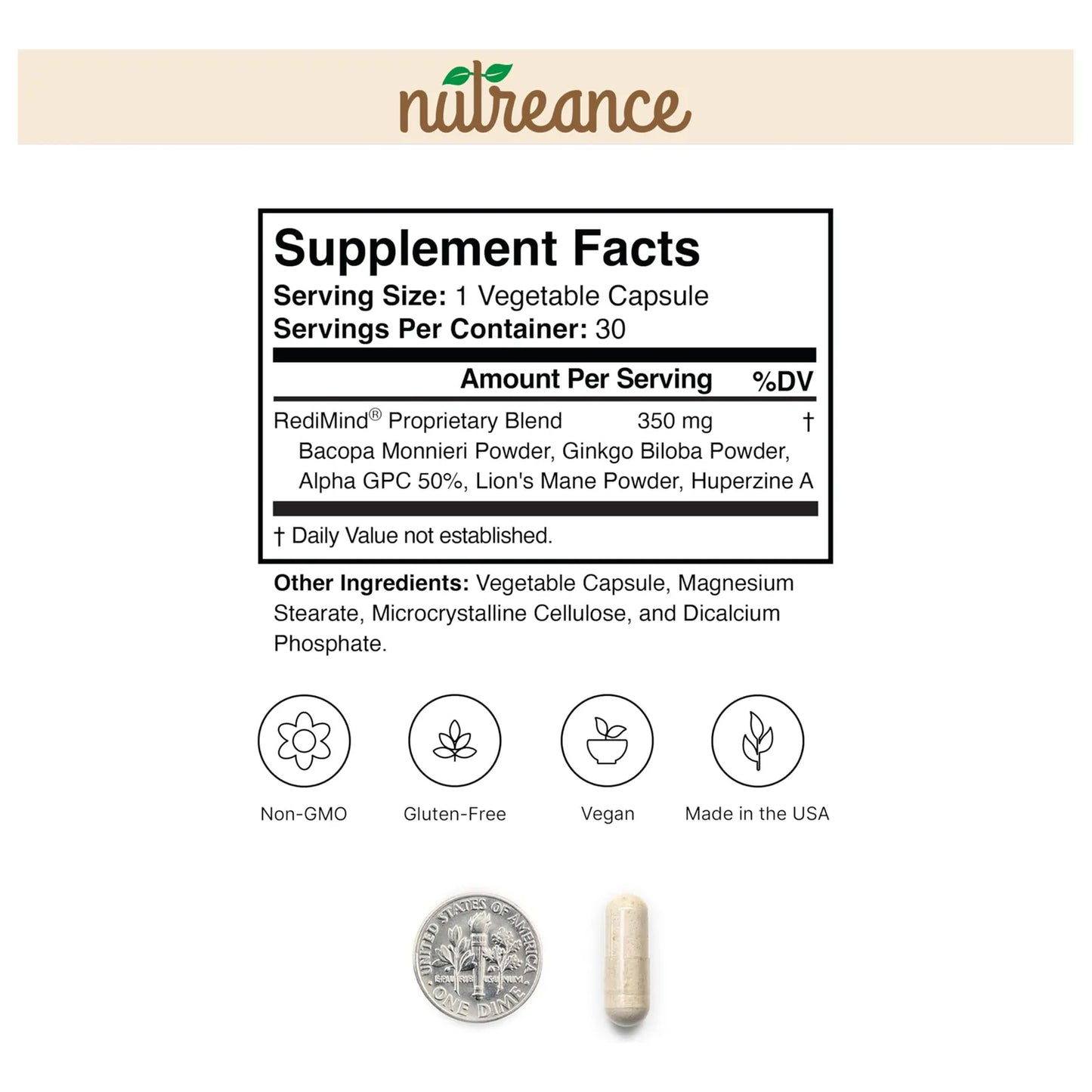 Capsulas Naturales Para Mejora Cognitiva 60 Unidades Formula Avanzada
