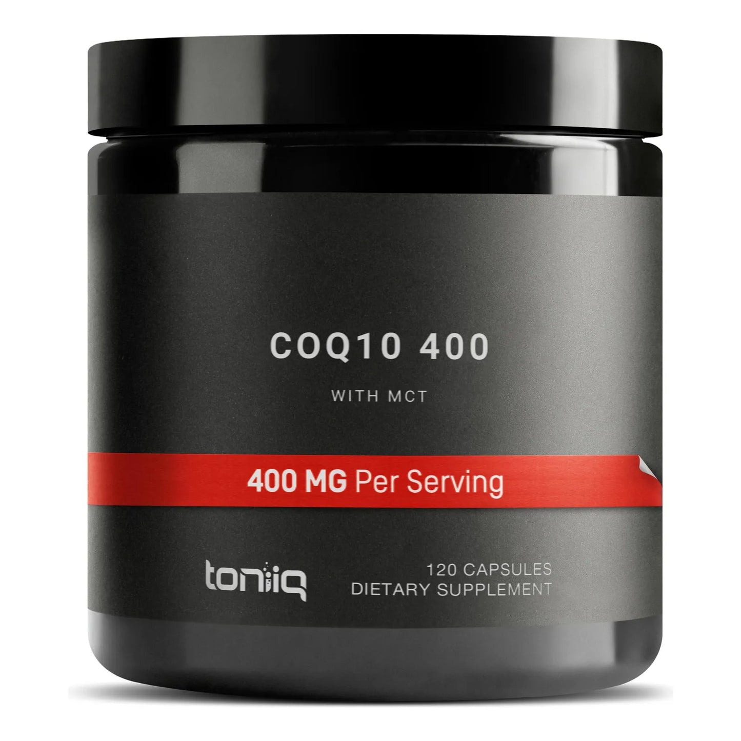 CoQ10 400mg Con Aceite MCT Absorción Óptima 120 Cápsulas Vegetales