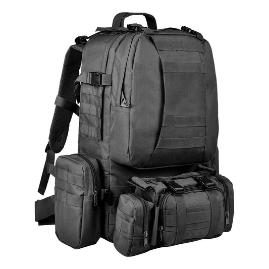 Mochila Táctica Militar Cvlife 60L Impermeable Con Bolsas Desmontables
