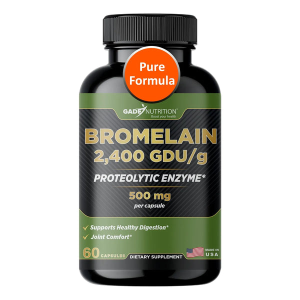 Bromelina 500 Mg 2400 Gdu G Enzimas Digestivas Apoyo Articular