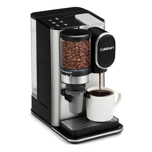 Cafetera Cuisinart Una Sola Porcion Con Molinillo Cafe Fresco Instantaneo
