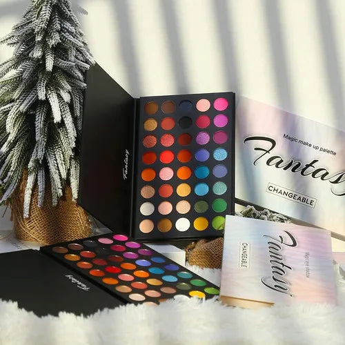 Paleta De Sombras Prism Makeup 12 Tonos Mate Y Brillos Profesional