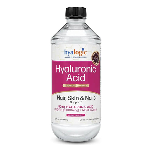 Suplemento Líquido Ácido Hialurónico Cabello Piel Uñas 5000 Mcg Biotina 50 Mg Msm