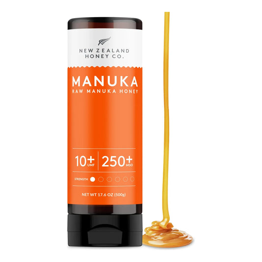 Miel De Manuka Pura UMF 10 MGO 250 Botella 17.6 Oz Importada De Nueva Zelanda