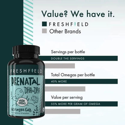 Aceite Algas Omega 3 Dha Vegano Desarrollo Cerebral Lactancia Freshfield