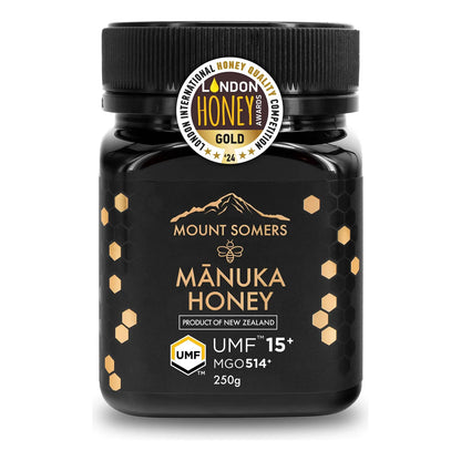 Miel De Manuka Premium MGO 514 UMF 15 100 Pura Nueva Zelanda Superalimento Natural