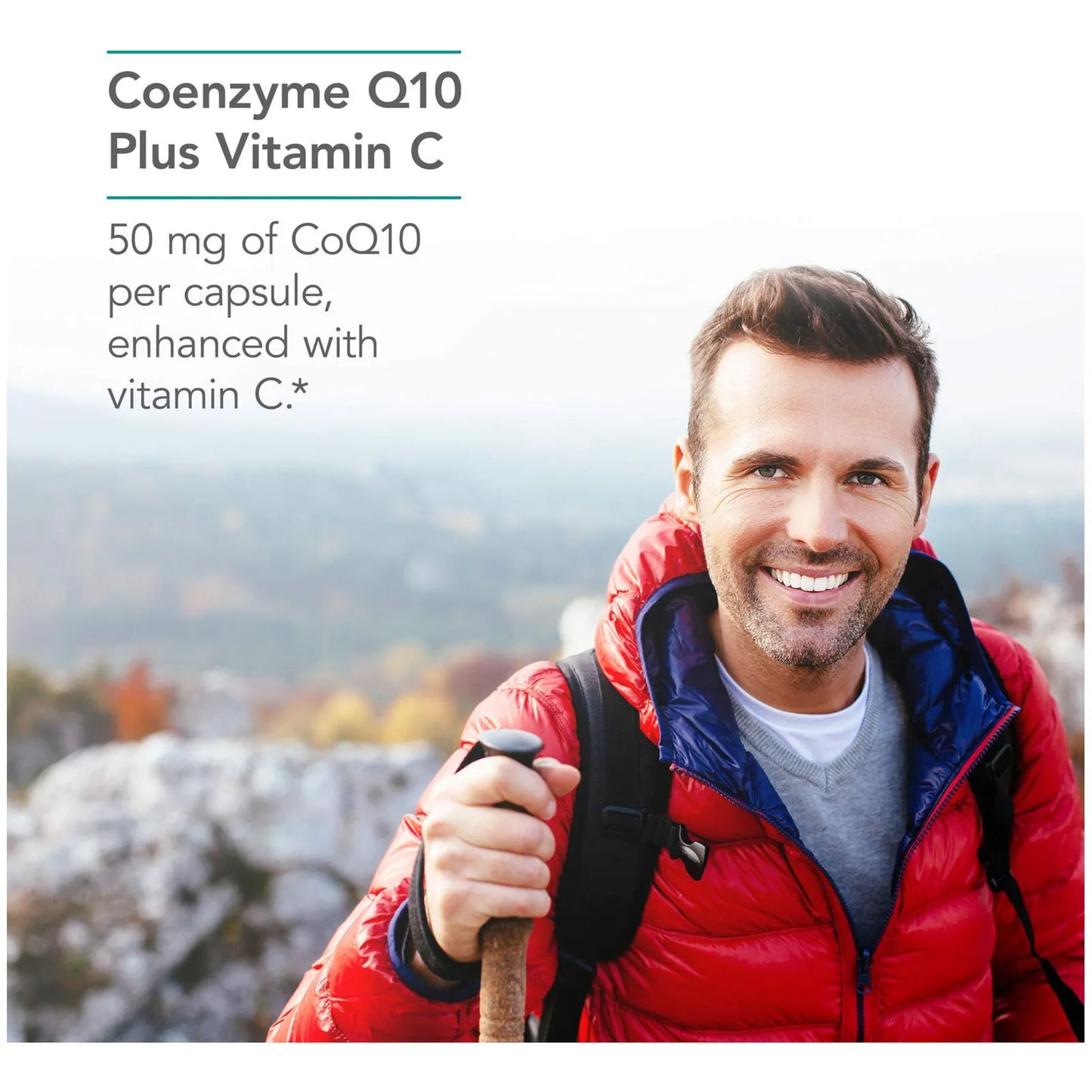 Suplemento De Coenzima Q10 50 Mg Con Vitamina C Antioxidante 75 Cápsulas
