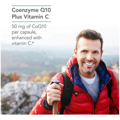 Suplemento De Coenzima Q10 50 Mg Con Vitamina C Antioxidante 75 Cápsulas