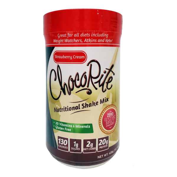 Batido De Proteína Sabor Crema De Fresa 15.1 Oz Sin Azúcar Y Sin Gluten