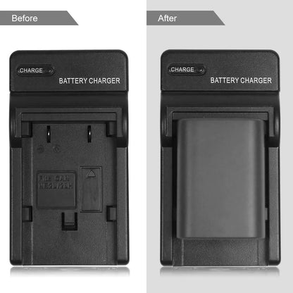 Cargador Bateria Dual Para Camaras Canon Dc301 Dc310 Dc320 Proteccion Avanzada