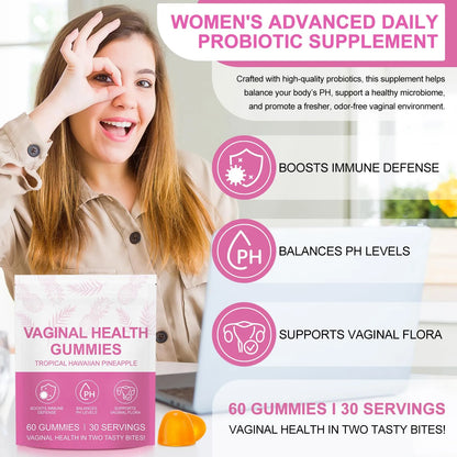 Gomitas Equilibrio Femenino Sabor Piña Suplemento Salud Mujer