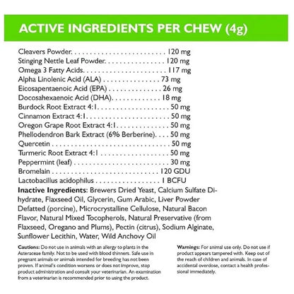 AllerFree Suplemento Para Alergias En Perros Soporte Inmunologico Y Digestivo 60 Unidades Pack De 2