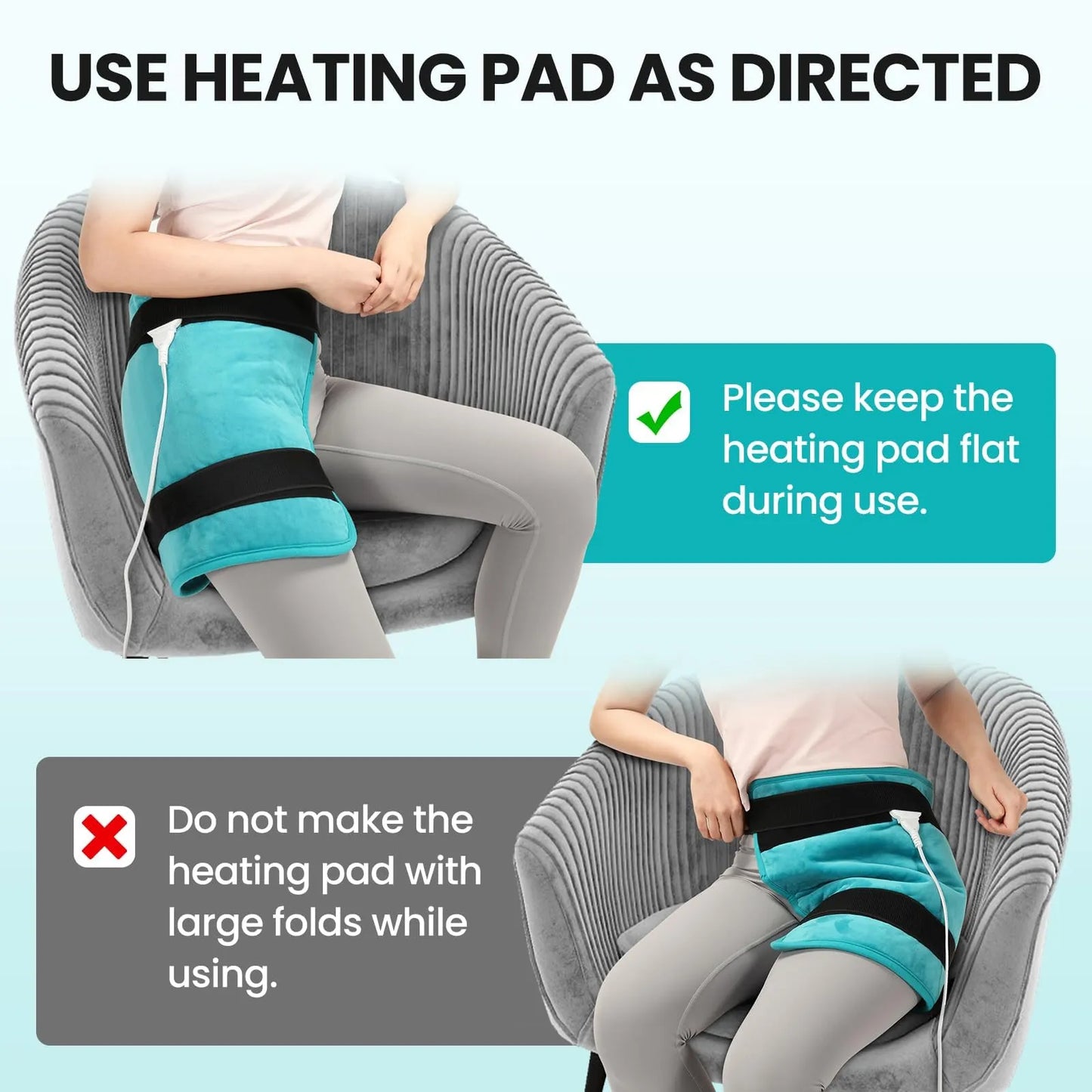 Almohadilla Termica Electrica Para Dolor De Cadera Ciatica Terapia Calor Profundo