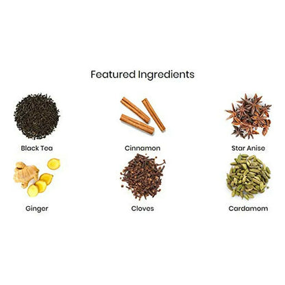 Té Negro Teami Con Cardamomo Jengibre Y Canela 20 Bolsitas Energía Natural