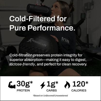 Proteina De Suero Aislada Filtrada En Frio 28 Gramos Por Porcion Sabor Chocolate