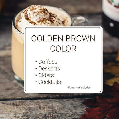 Jarabe De Azúcar Morena Especiado Monin 1 Litro Sin Gluten Ideal Para Café Y Cócteles