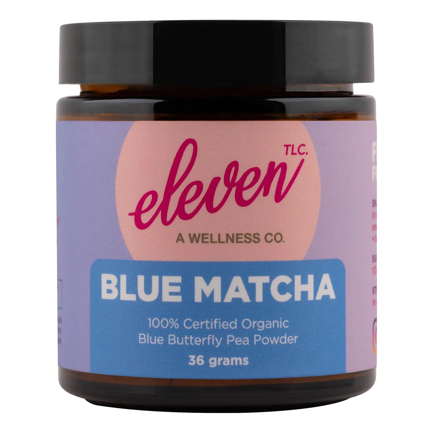 Polvo De Matcha Azul Orgánico Con Flor De Guisante Mariposa Antioxidante
