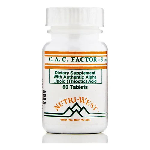 Factor S 60 Tabletas Energizantes Para Bienestar Digestivo Nutri West