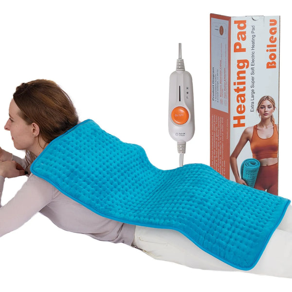 Almohadilla Termica Electrica Extra Grande Para Aliviar Dolor De Espalda Y Menstrual 3 Niveles De Calor
