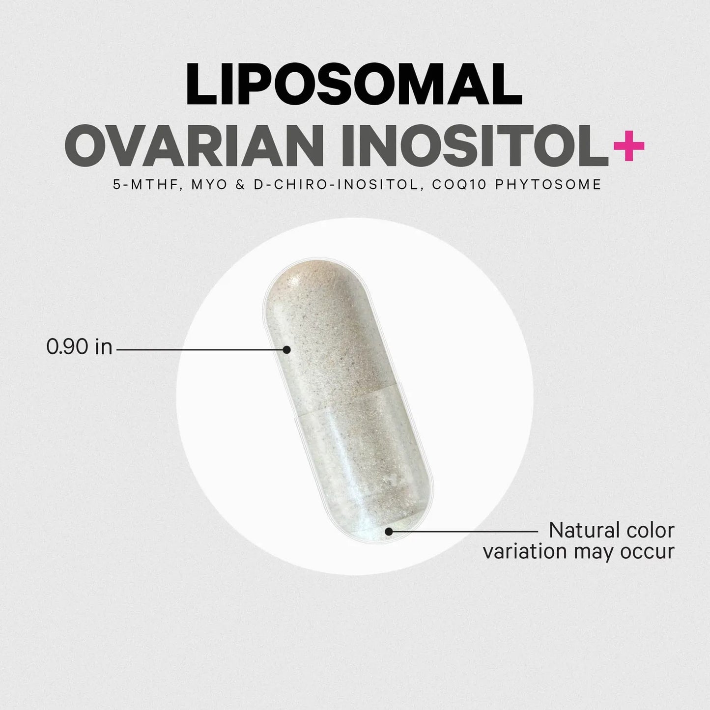 Suplemento Liposomal De Inositol 40 1 Con Folato Y Coq10 Para Salud Ovárica 120 Caps