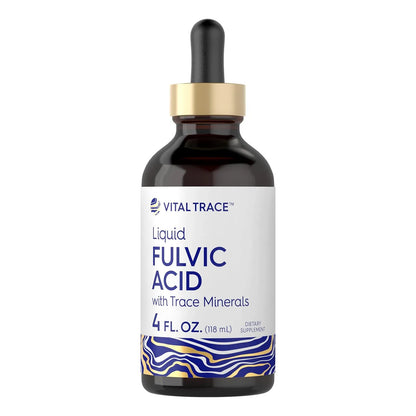 Gotas De Ácido Fúlvico Carlyle 4 Onzas Minerales Líquidos Antioxidante Natural