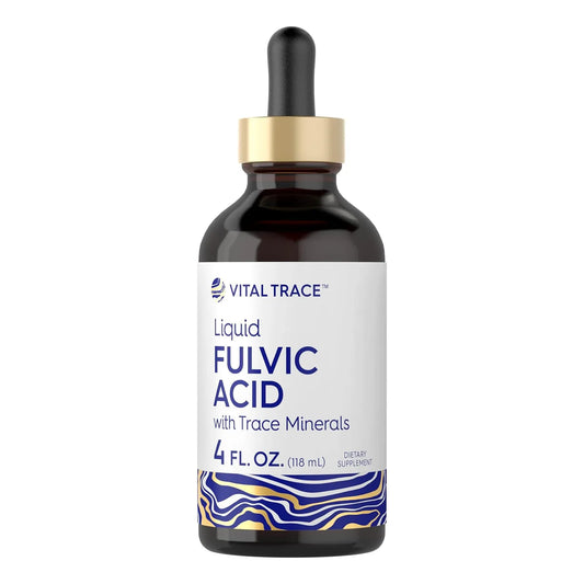 Gotas De Ácido Fúlvico Carlyle 4 Onzas Minerales Líquidos Antioxidante Natural