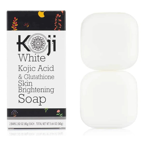 Jabon Iluminador Piel Acido Kojico Glutation 2 Barras Koji White