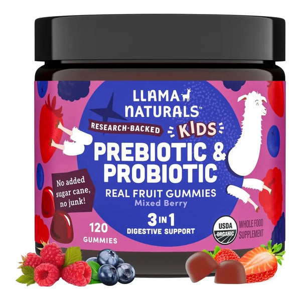 Gomitas Prebióticas Probióticas Frutas Reales Niños Digestión Saludable