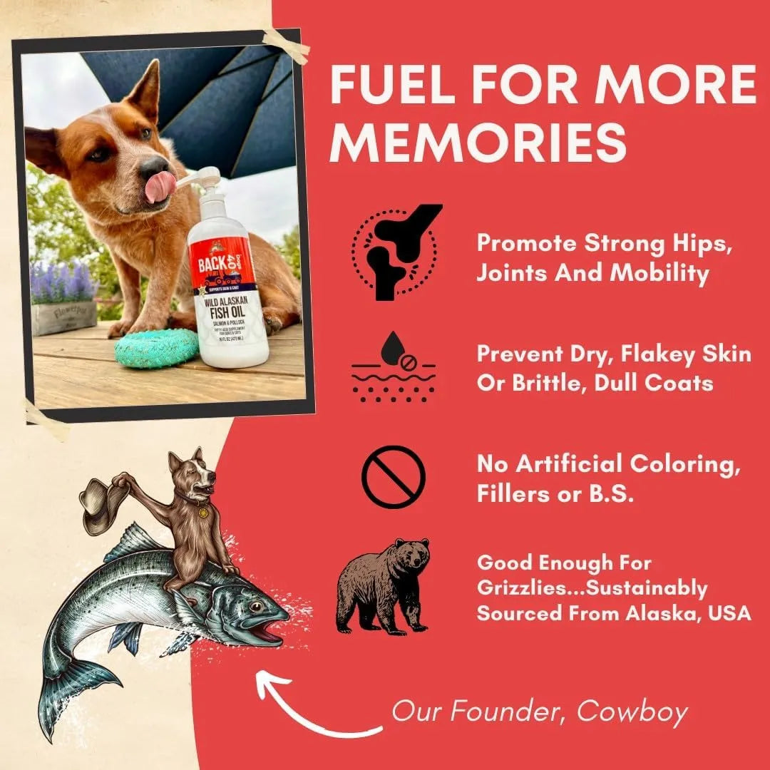 Aceite De Pescado Alaska Para Perros Y Gatos Piel Pelo Omega 3