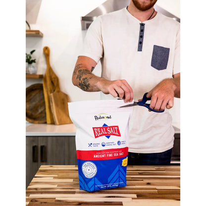 Sal Marina Fina Natural Sin Refinar Bolsa 4.54 Kg Sabor Unico Y Saludable