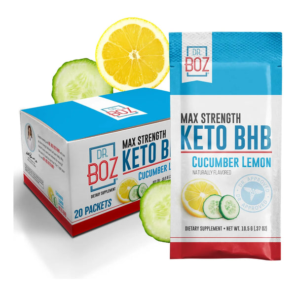 Keto BHB Powder Pepino Limon 20 Paquetes Suplemento Dietetico Energia Cetosis