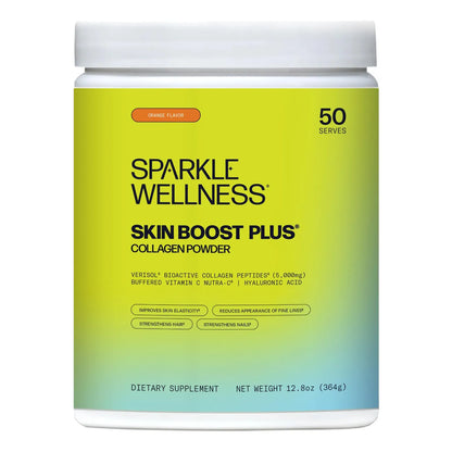 Sparkle Skin Boost Plus Suplemento Alimenticio Para Mejorar La Piel Con Colageno Y Acido Hialuronico