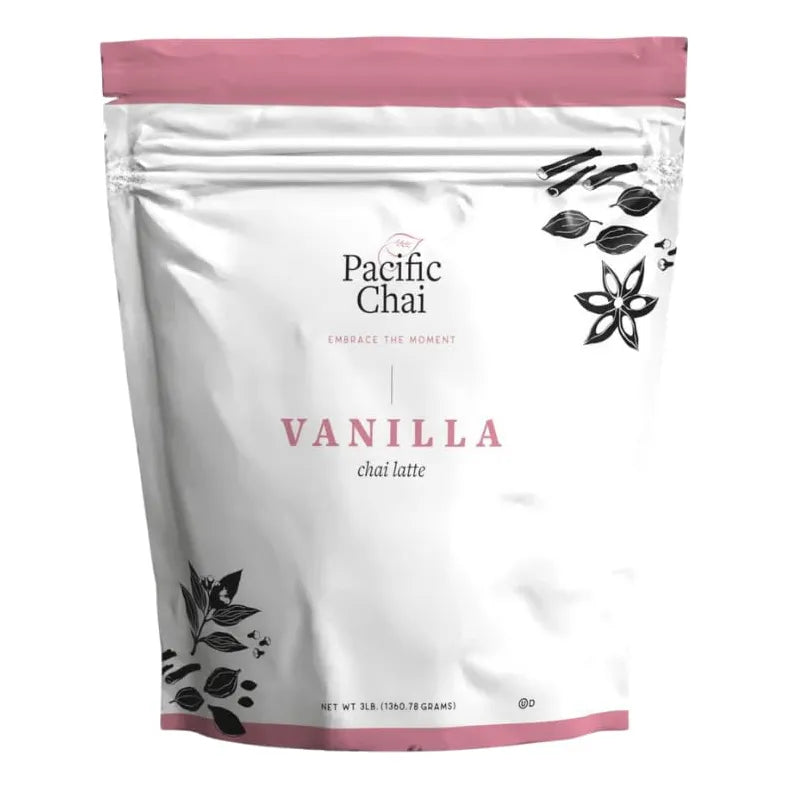 Pacific Chai Mezcla Bebida Con Leche Vainilla Chai 3 Libras Sabor Premium Instantaneo